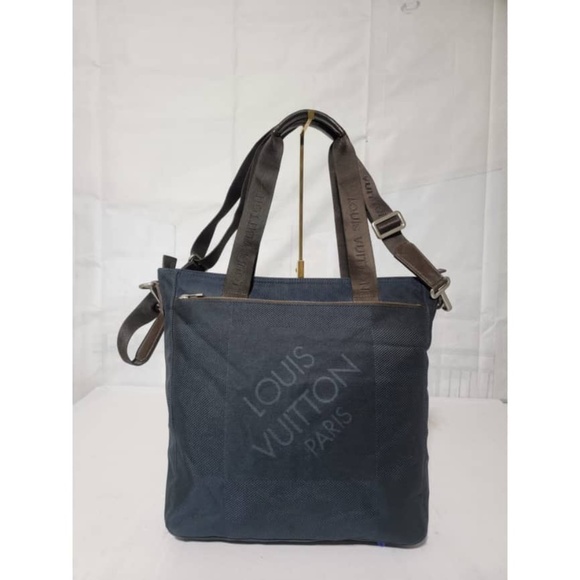 Authentic LOUIS VUITTON Damier Geant John Gruer 2WAY/Crossbody Shoulder … - Picture 1 of 13